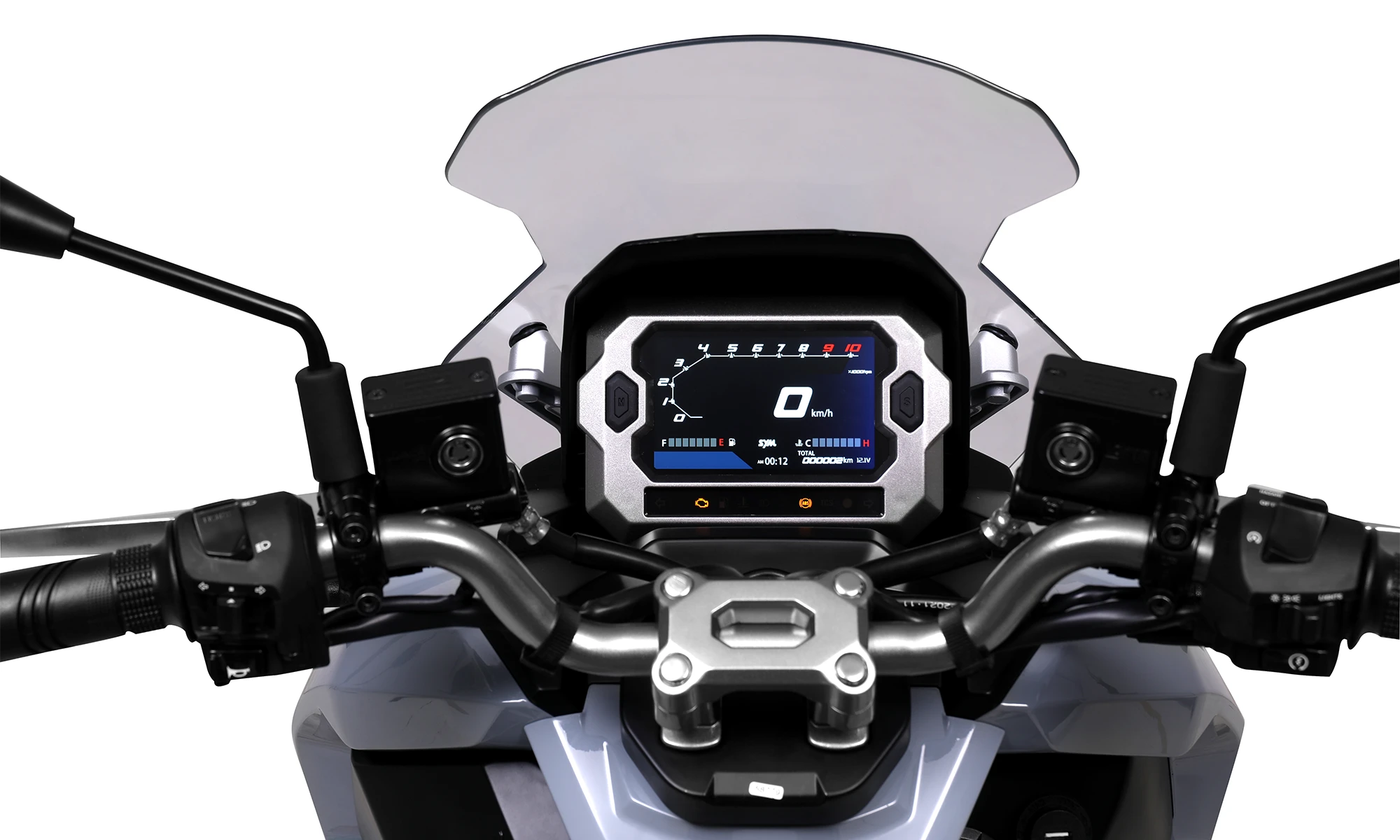 夜間でもクリアなディスプレイ表示は、あらゆる冒険においてライダーを最高のサポートでサポートします。